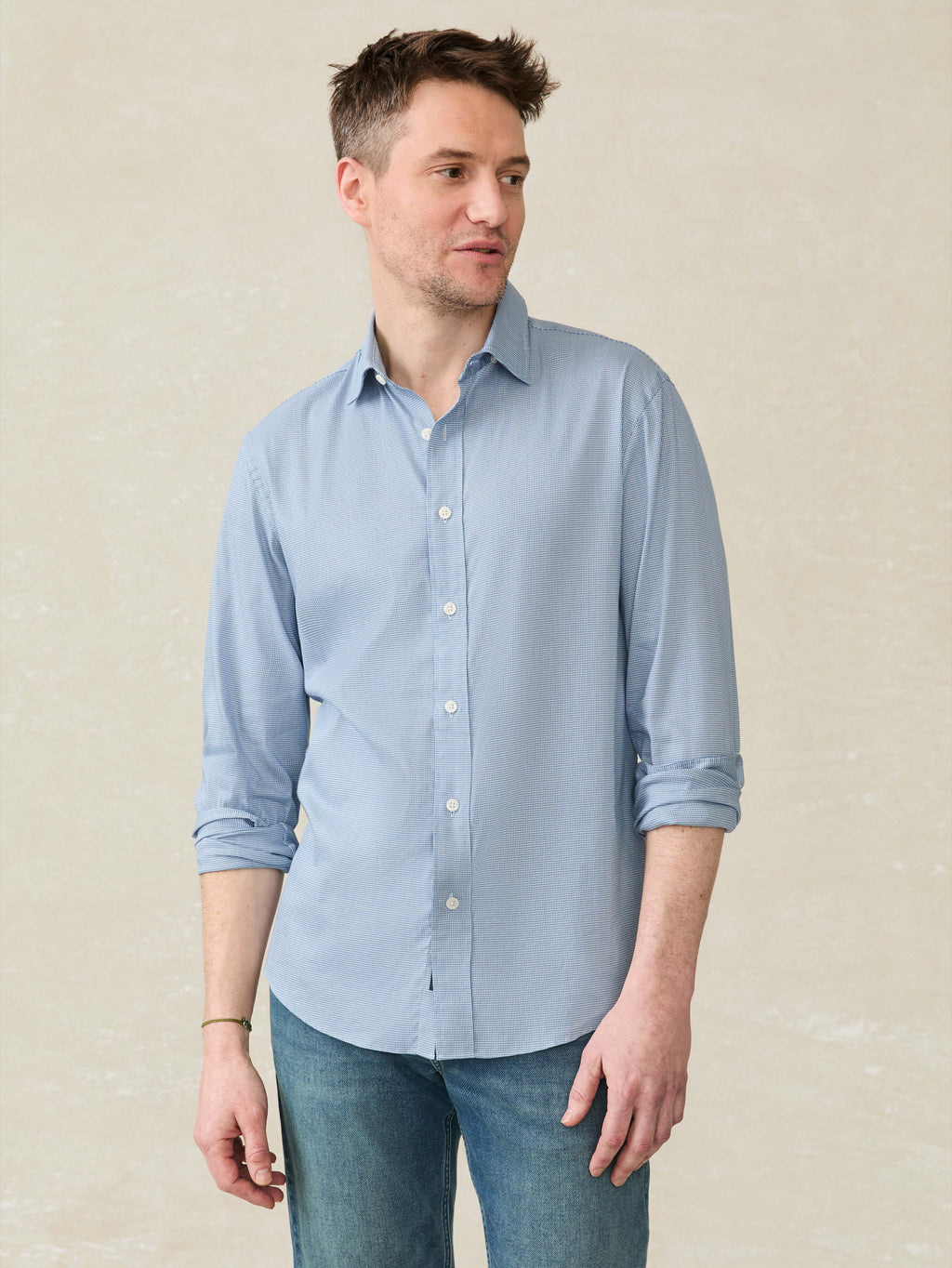 Movement™ Shirt - Azure Pincheck